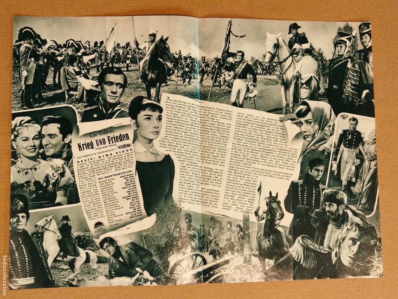 Cine: AUDREY HEPBURN GUERRA Y PAZ PROGRAMA DE CINE ALEMAN - Foto 2