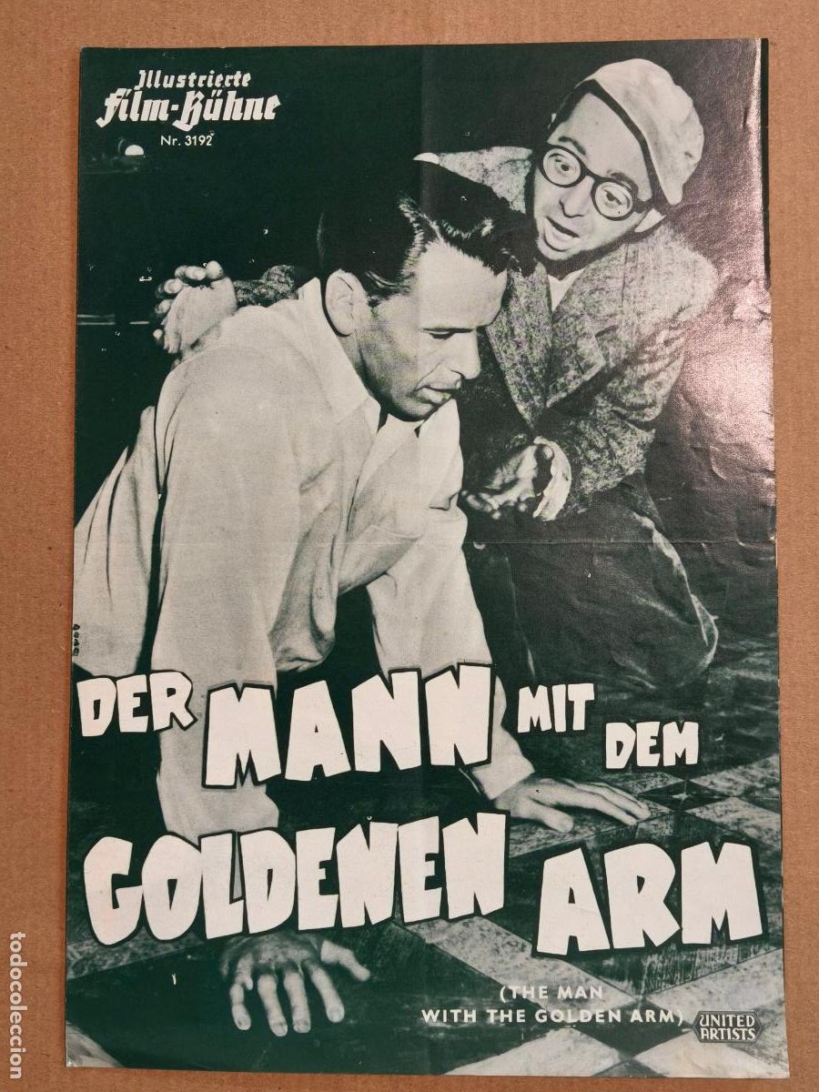 Cine: EL HOMBRE DEL BRAZO DE ORO PROGRAMA DE CINE ALEMAN - Foto 1