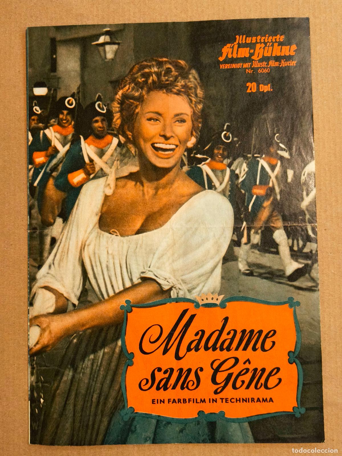 Cine: SOFIA LOREN MADAME SANS GENE PROGRAMA DE CINE ALEMAN
