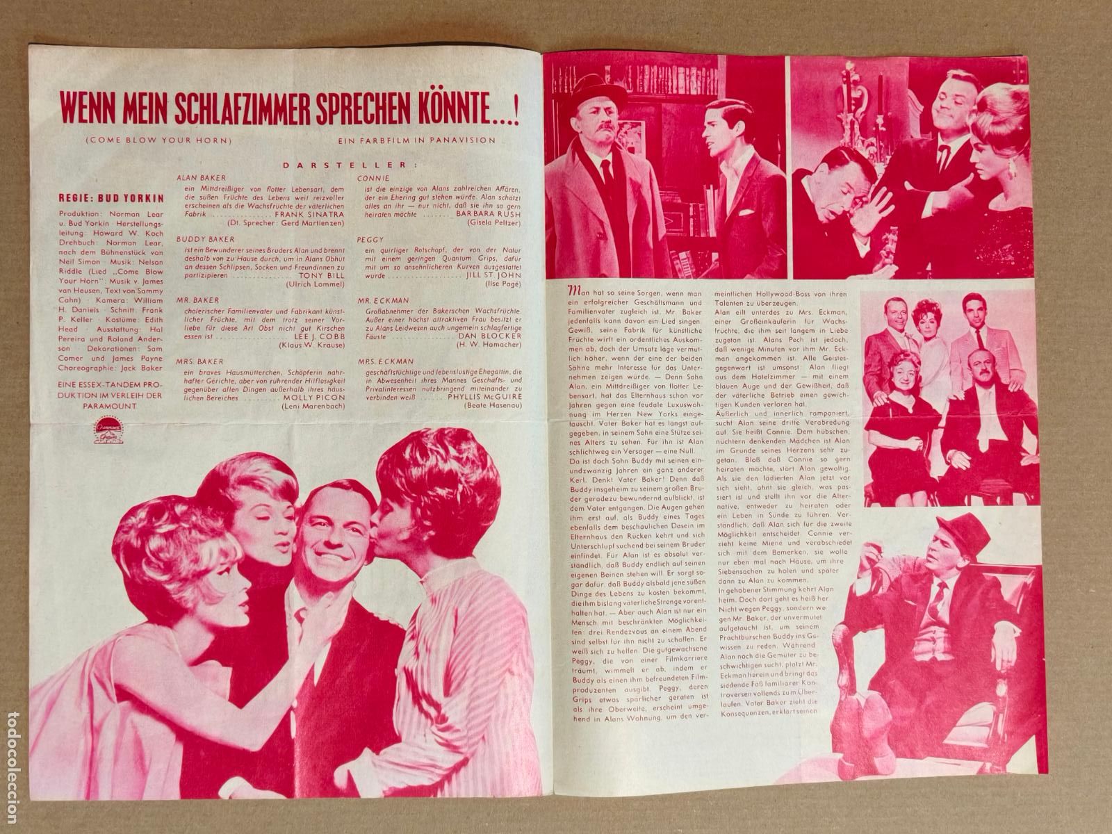 Cine: FRANK SINATRA PROGRAMA DE CINE ALEMAN - Foto 2