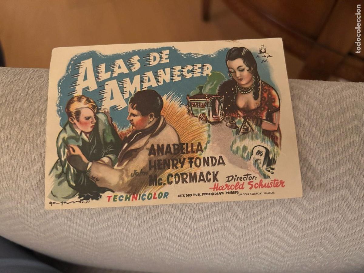 Cine: ALAS DE AMANECER SIN PUBLICIDAD BUEN ESTADO 297