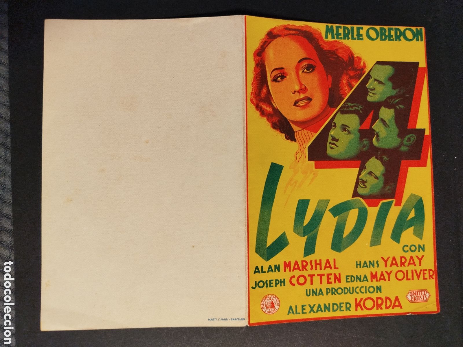 Cine: LYDIA S/PUBLICIDAD..