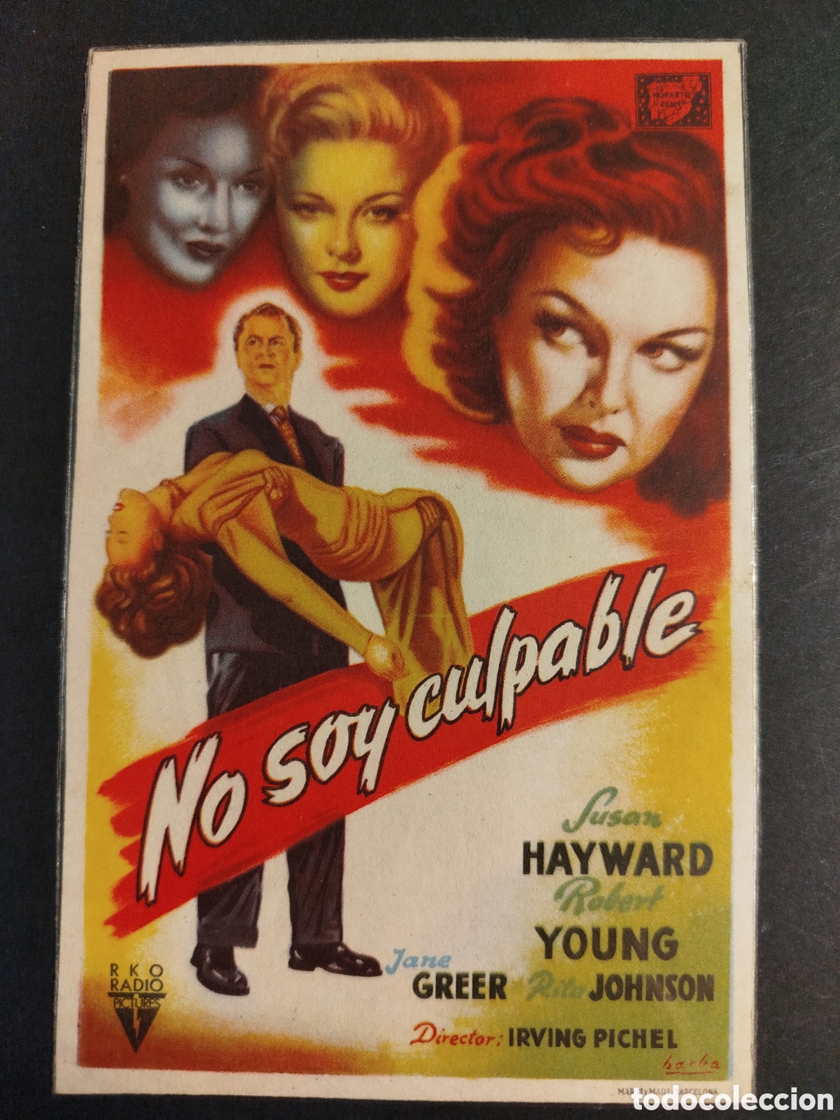 Cine: NO SOY CULPABLE S/PUBLICIDAD