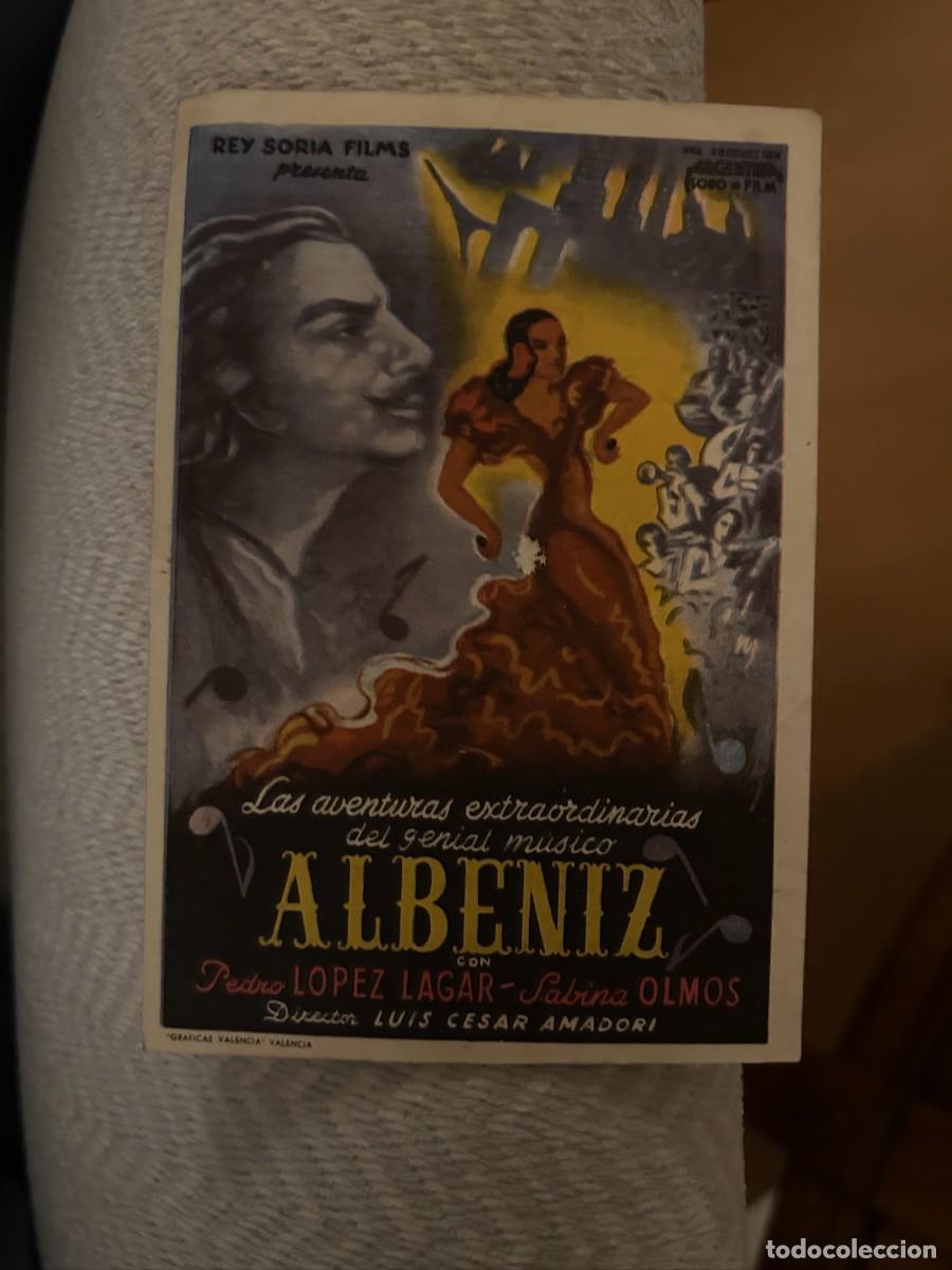 Cine: ALBENIZ COLISEO ALBIA CON PUBLICIDAD BUEN ESTADO 314