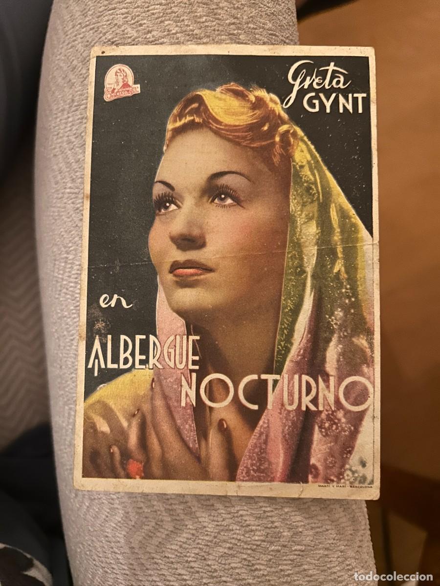 Cine: ALBERGUE NOCTURNO CAPITOL CINEMA CON PUBLICIDAD BUEN ESTADO 317