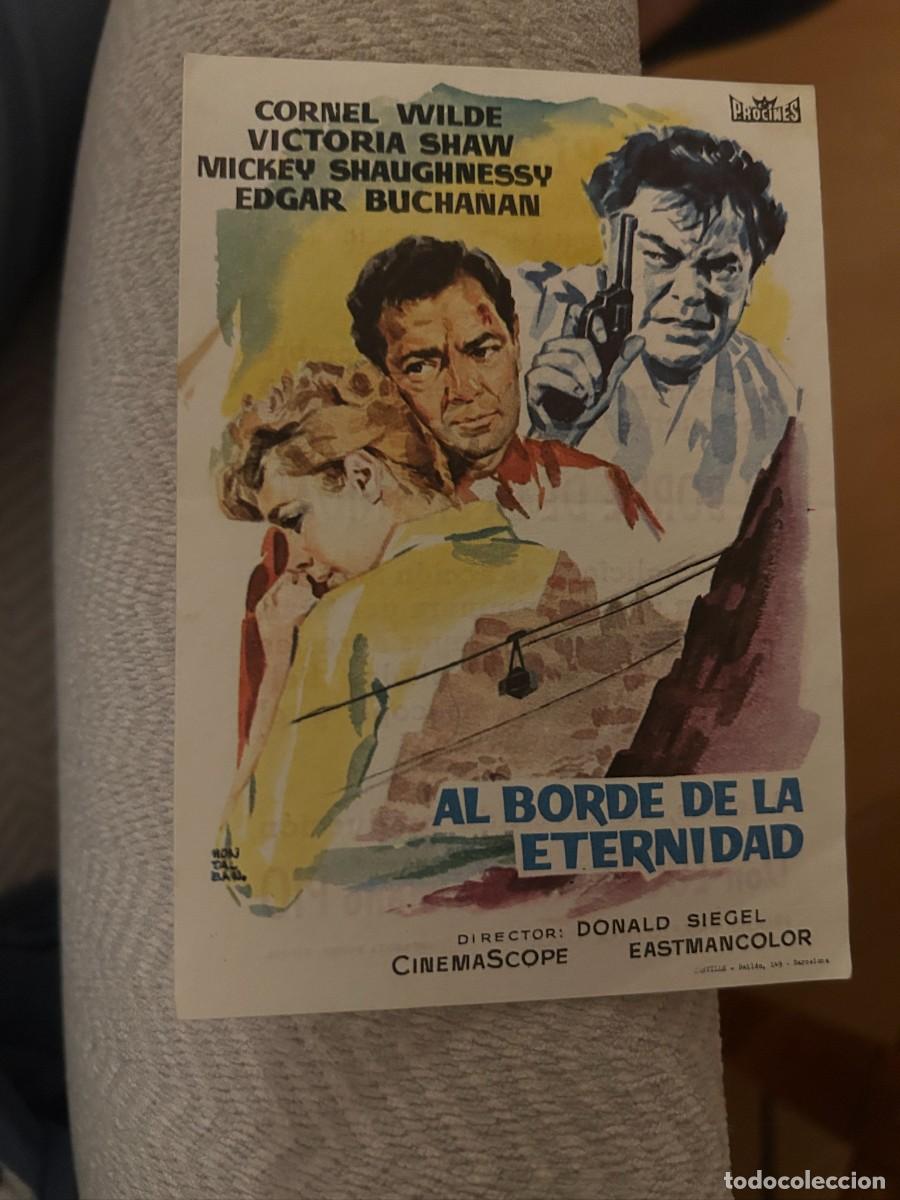 Cine: AL BORDE DE LA ETERNIDAD CINE PLAZA PUIGCERDA RIPOLL CON PUBLICIDAD BUEN ESTADO 322