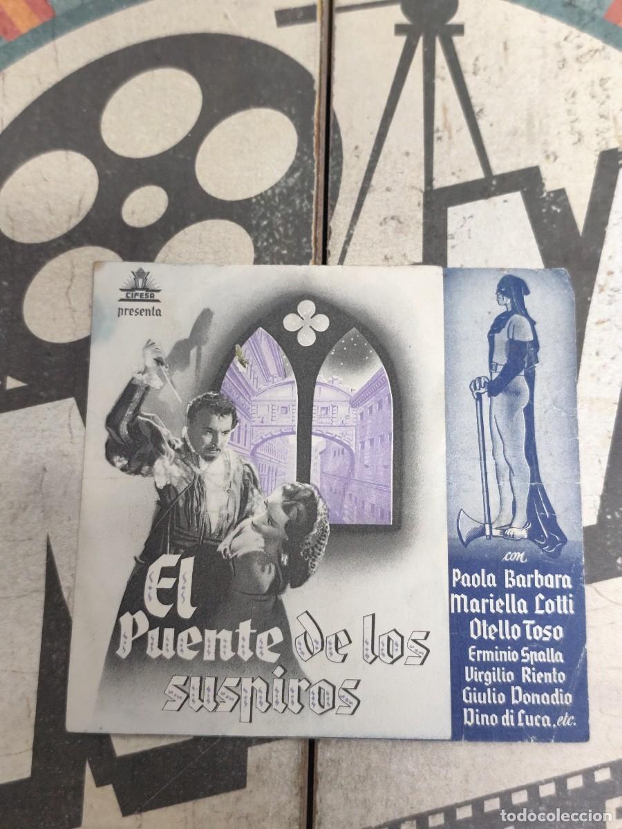 Cine: El puente de los suspiros doble sin publicidad