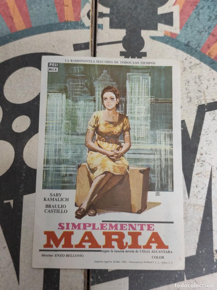 Cine: Simplemente Mar&iacute;a sin publicidad