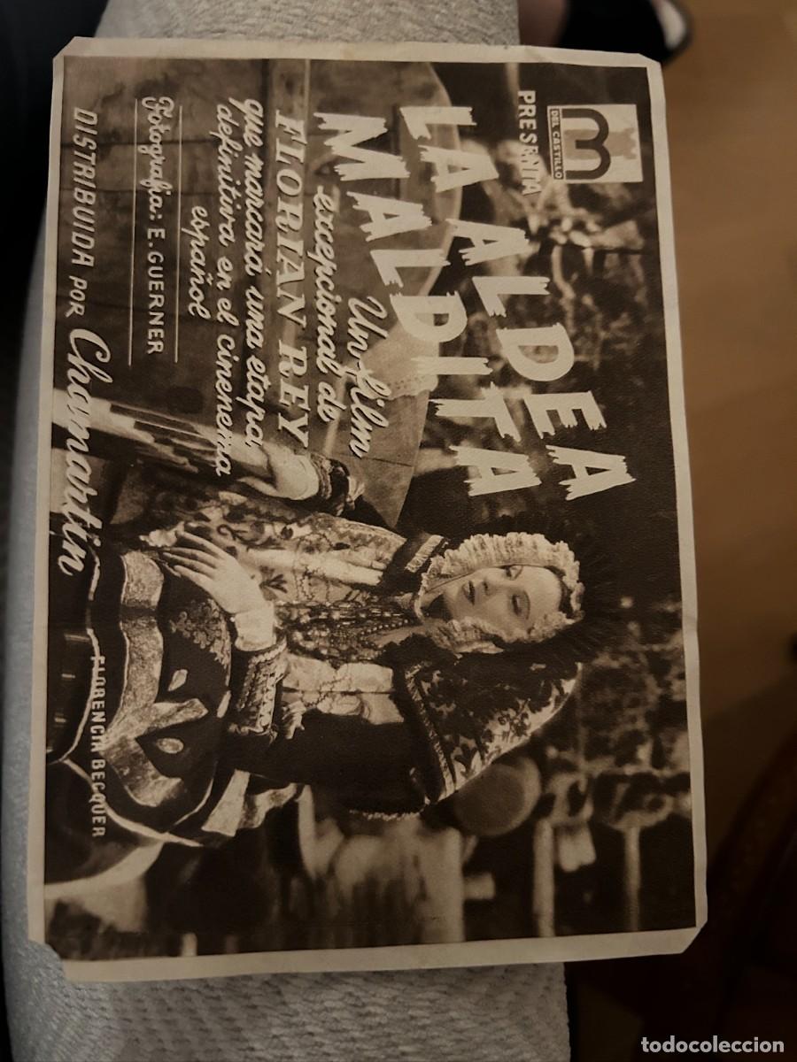 Cine: LA ALDEA MALDITA CINEMA GOYA ZARAGOZA CON PUBLICIDAD COMO SE VE 335