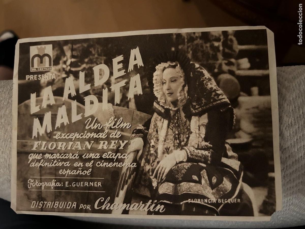 Cine: LA ALDEA MALDITA CINEMA GOYA ZARAGOZA CON PUBLICIDAD COMO SE VE 335