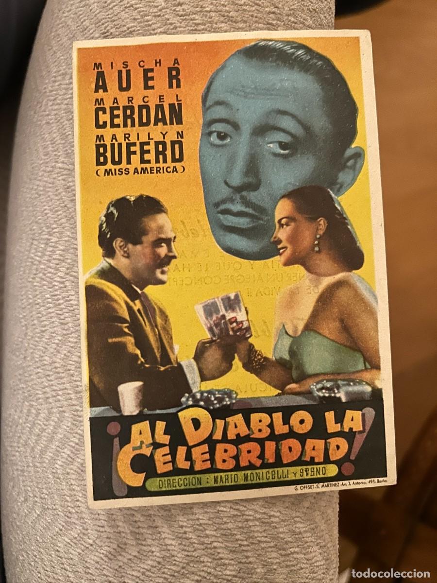 Cine: AL DIABLO LA CELEBRIDAD CON PUBLICIDAD BUEN ESTADO 343