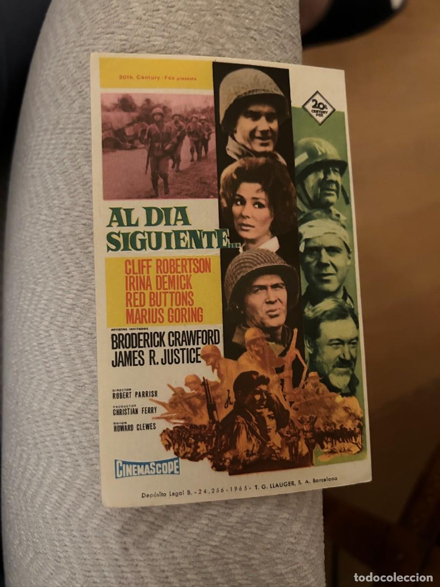 Cine: AL DIA SIGUIENTE SIN PUBLICIDAD BUEN ESTADO 345