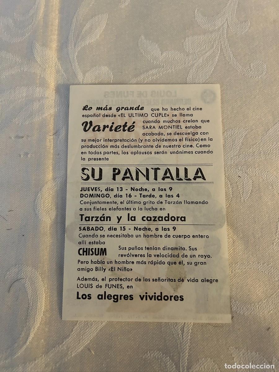 Cine: ALEGRES VIVIDORES CON PUBLICIDAD BUEN ESTADO 352 - Foto 2