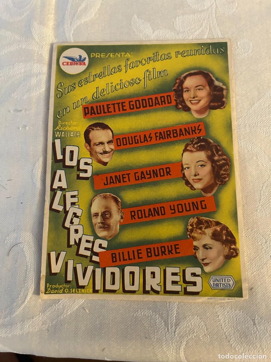 Cine: LOS ALEGRES VIVIDORES SIN PUBLICIDAD BUEN ESTADO 353