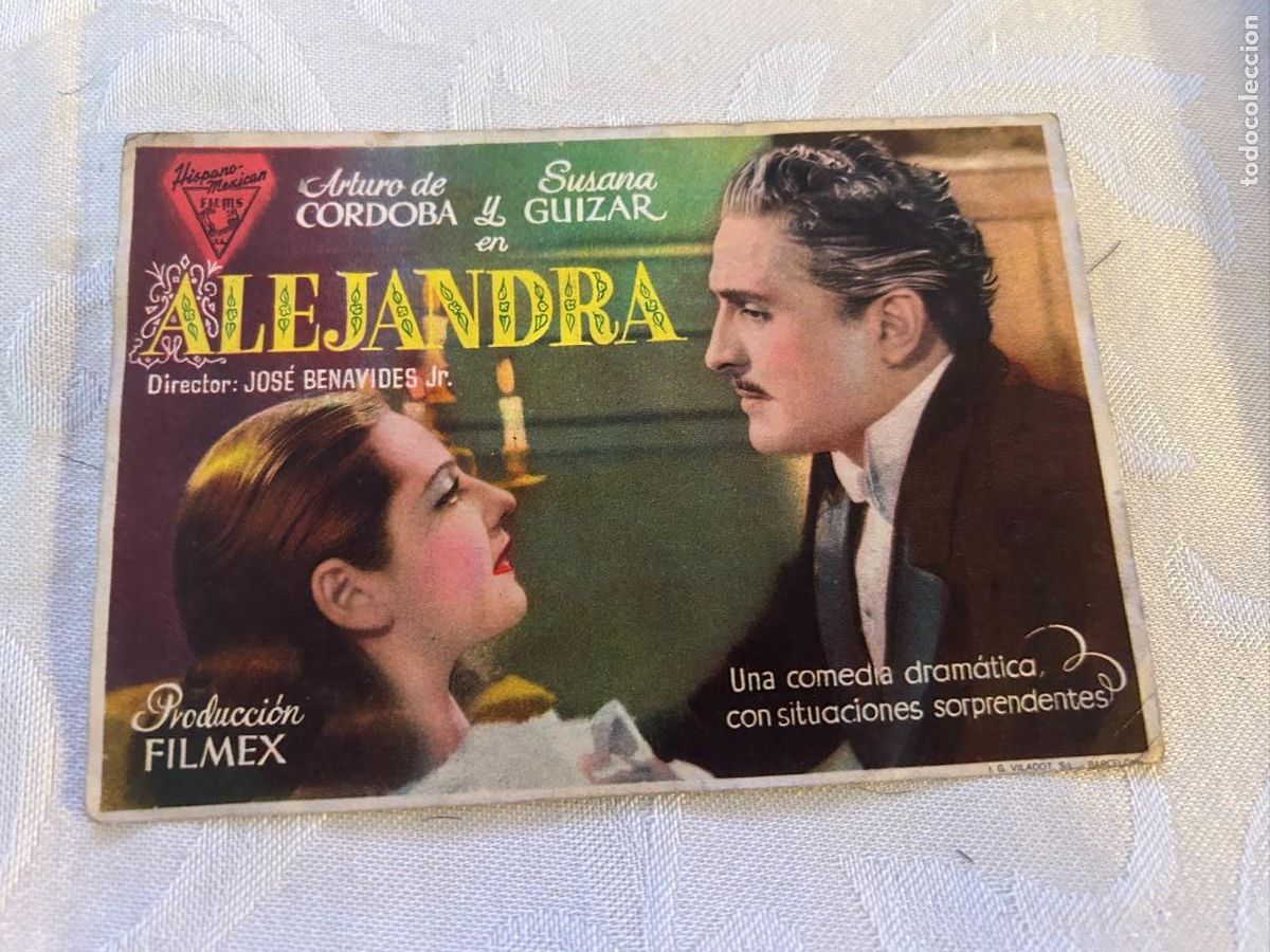 Cine: ALEJANDRA CINE ELISEOS ZARAGOZA BUEN ESTADO CON PUBLICIDAD 361