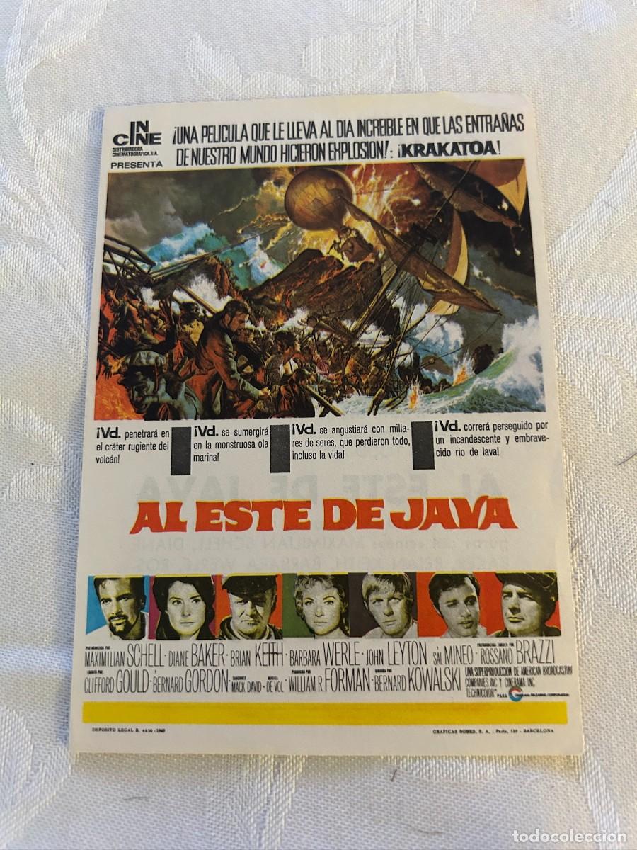 Cine: AL ESTE DE JAVA ASUAN JAEN CON PUBLICIDAD BUEN ESTADO 366