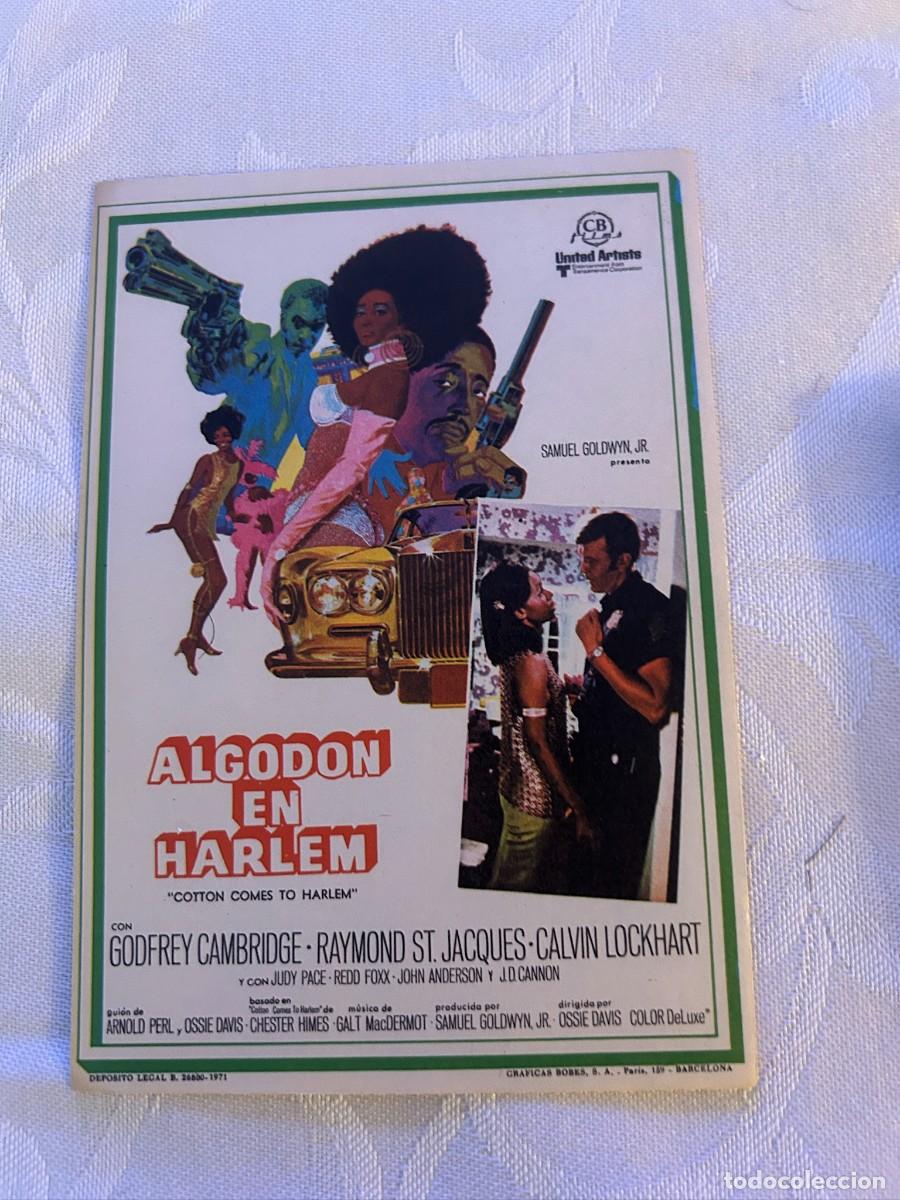 Cine: ALGODON EN HARLEM SIN PUBLICIDAD BUEN ESTADO 378 - Foto 1
