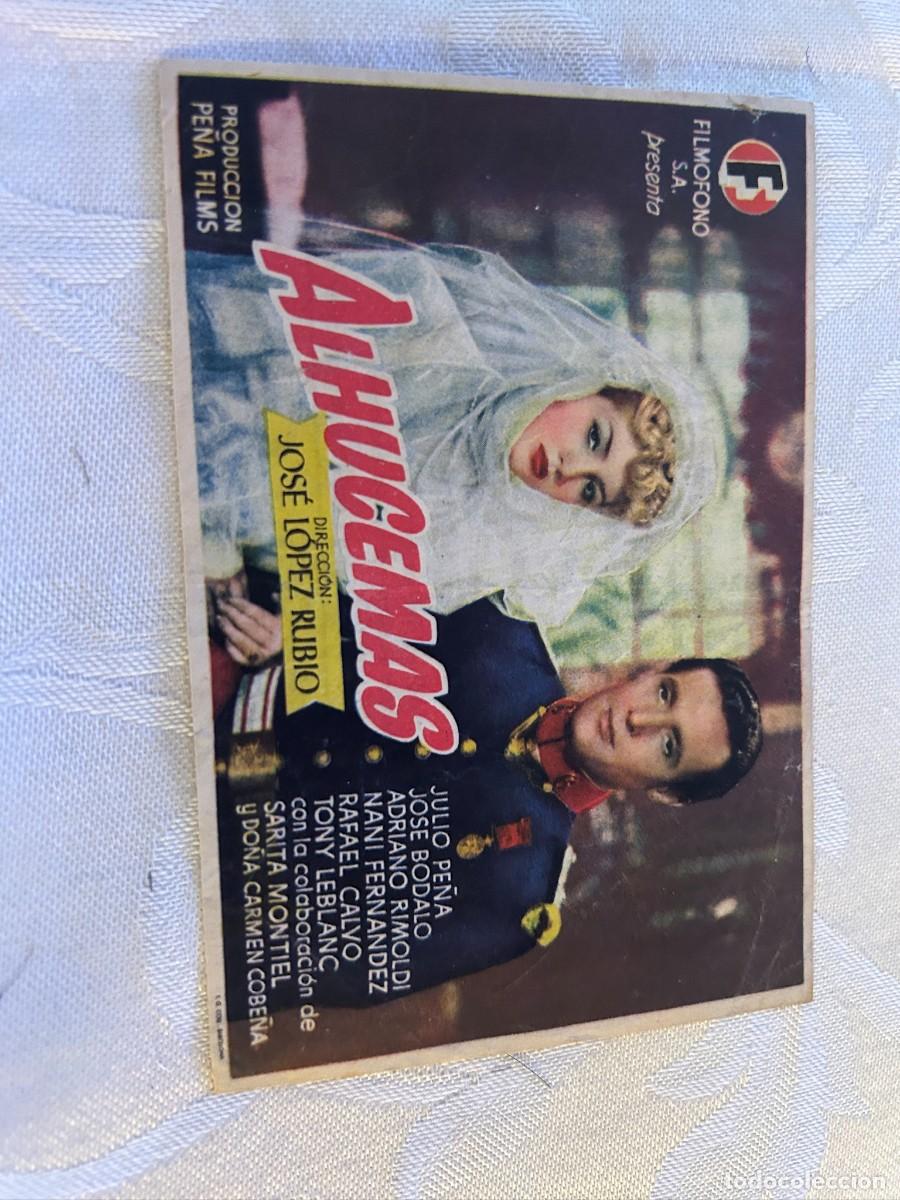 Cine: ALHUCEMAS PALACIO AVENIDA TEATRO LIRICO CON PUBLICIDAD BUEN ESTADO 385