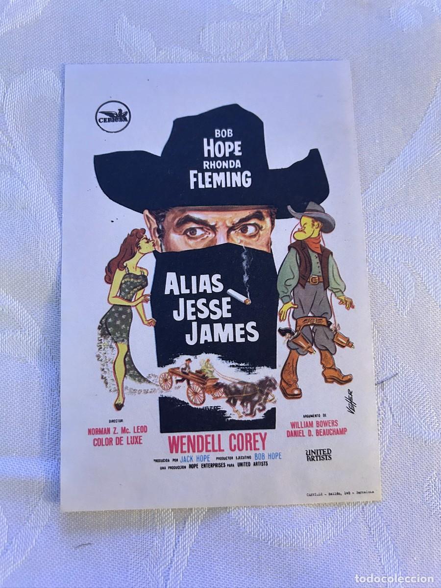 Cine: ALIAS JESSE JAMES SIN PUBLICIDAD BUEN ESTADO 387