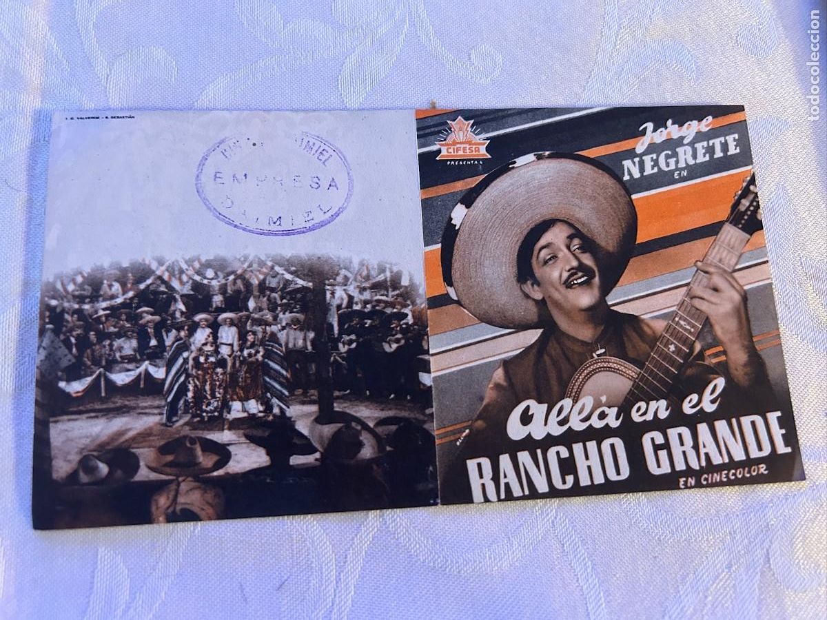Cine: ALLA EN EL RANCHO GRANDE DOBLE DAIMIEL BUEN ESTADO 392