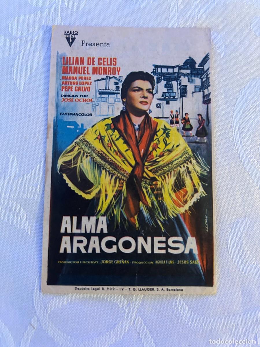 Cine: ALMA ARAGONESA CINE ARINCO CON PUBLICIDAD BUEN ESTADO 402