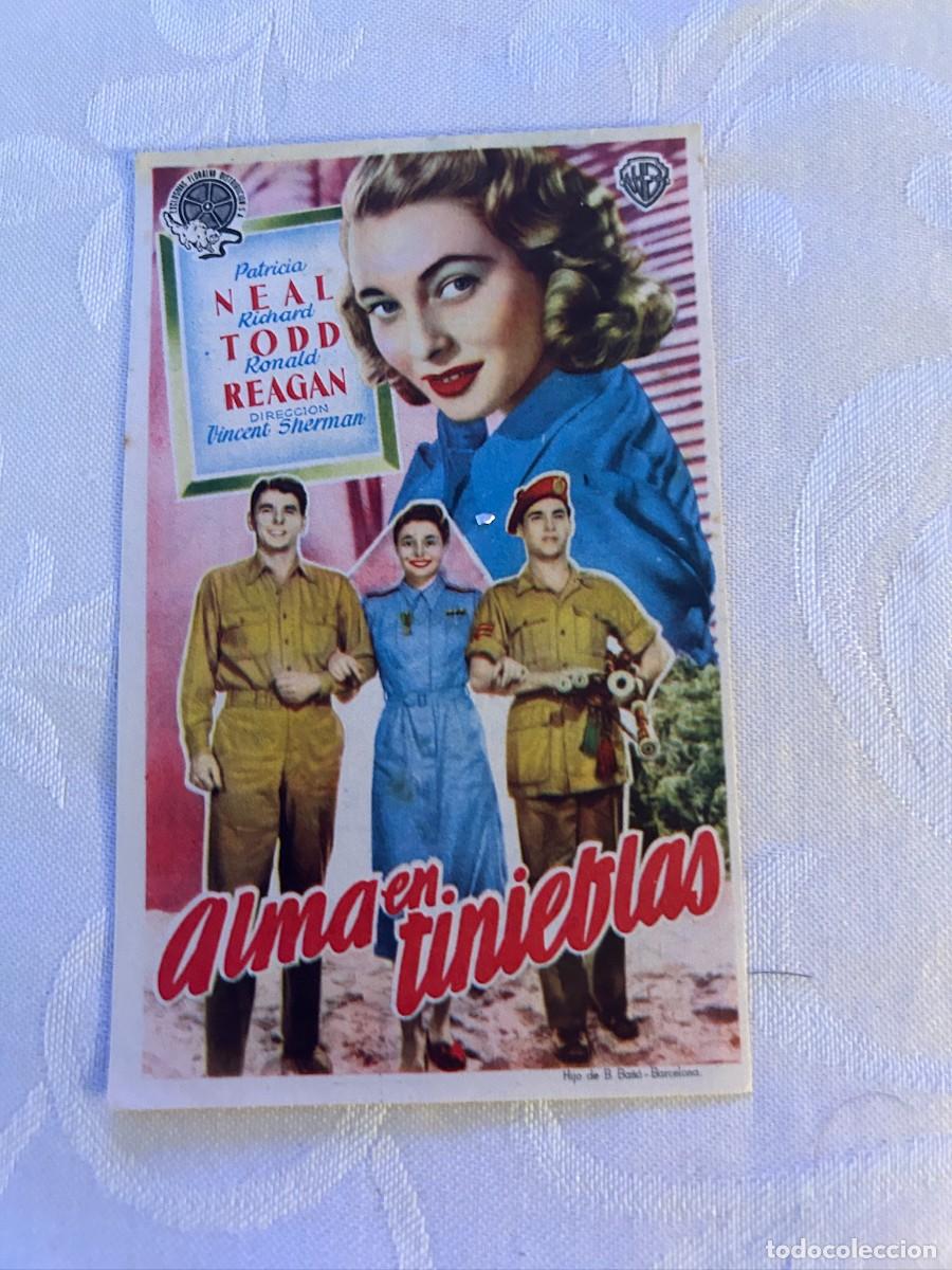 Cine: ALMA EN TINIEBLAS CINE SABOYA CASTELLON CON PUBLICIDAD BUEN ESTADO 412