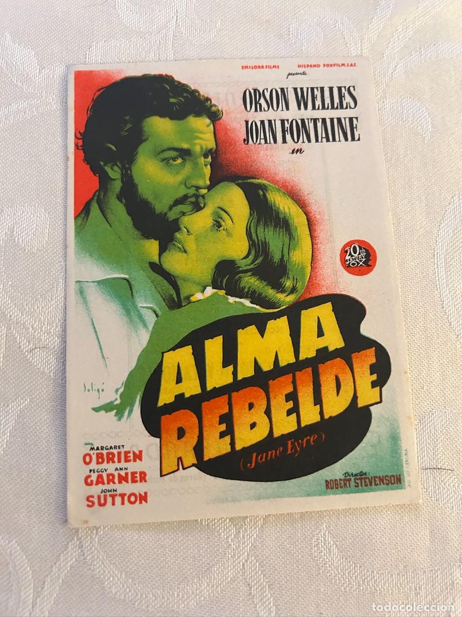 Cine: ALMA REBELDE SALON CENTRO CORAL MASNOU CON PUBLICIDAD BUEN ESTADO 416