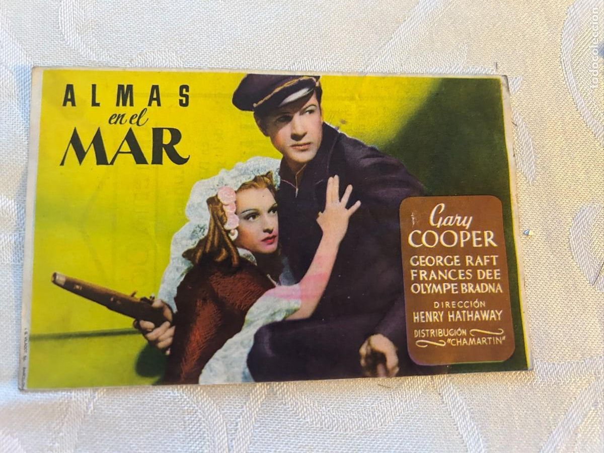 Cine: ALMAS EN EL MAR CINEMA GOYA CON PUBLICIDAD BUEN ESTADO 421