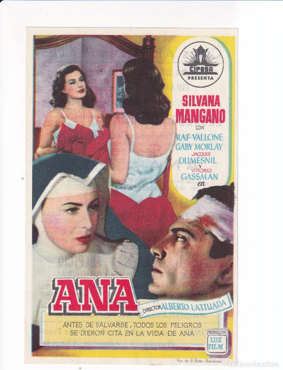 Cine: ANA : SILVANA MANGANO