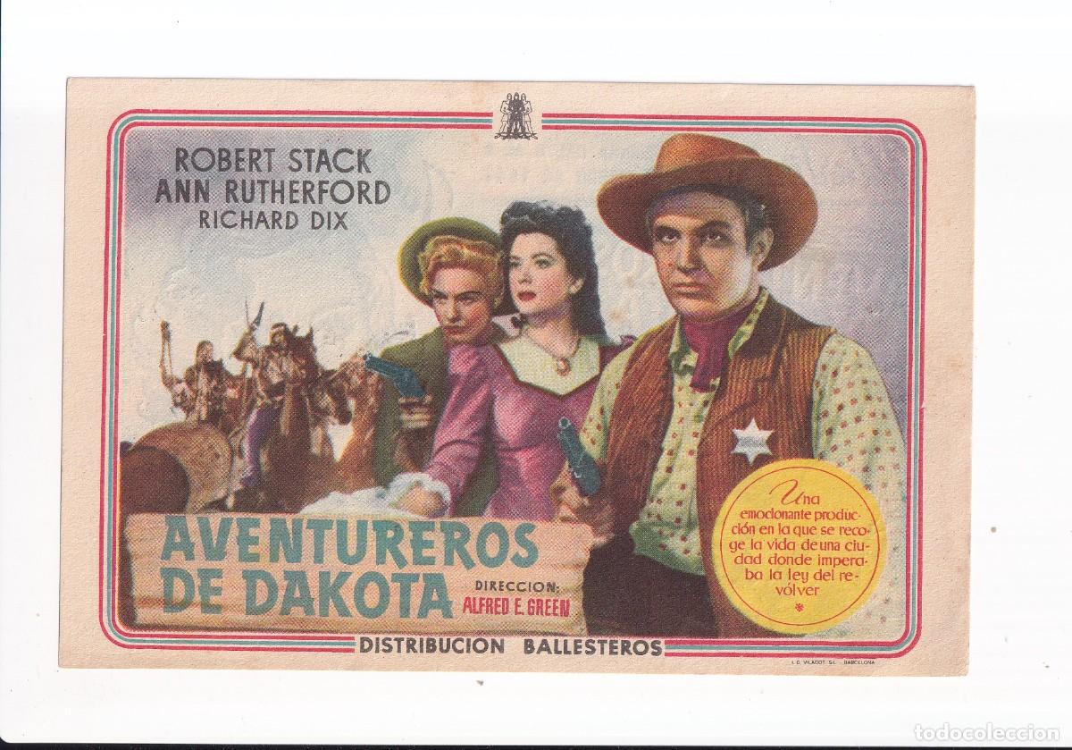 Cine: AVENTUREROS DE DAKOTA : ROBERT STACK