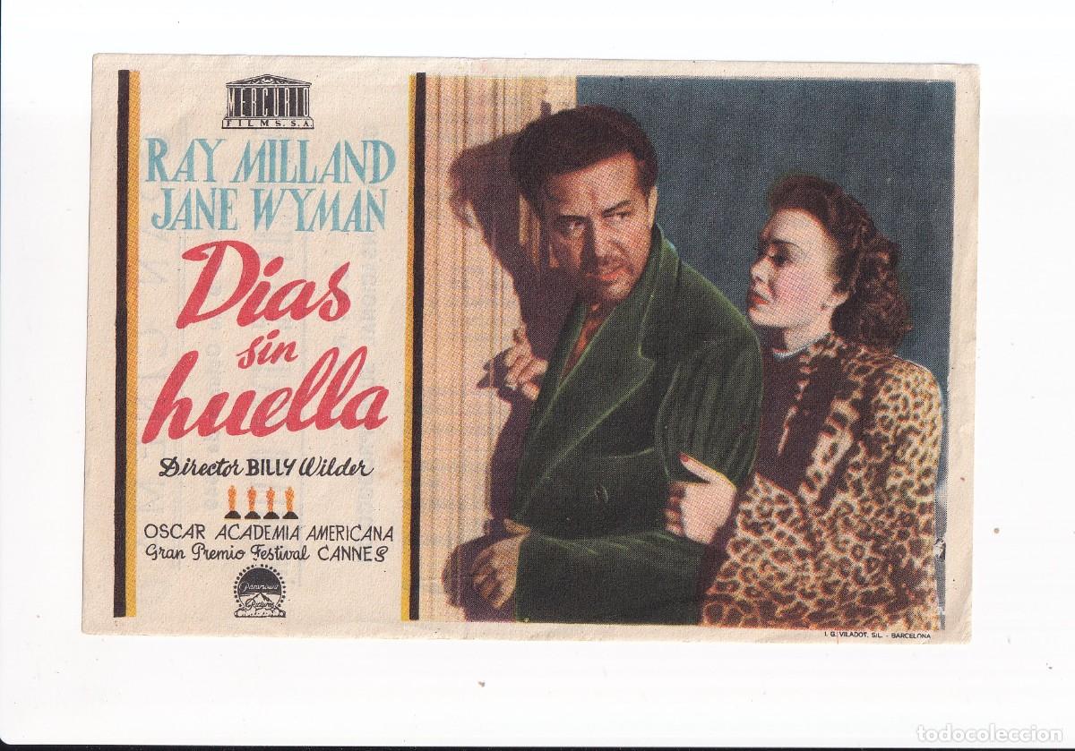Cine: DIAS SIN HUELLA : RAY MILLAND