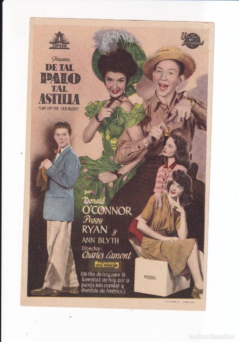 Cine: DE TAL PALO TAL ASTILLA : DONALS O`CONNOR
