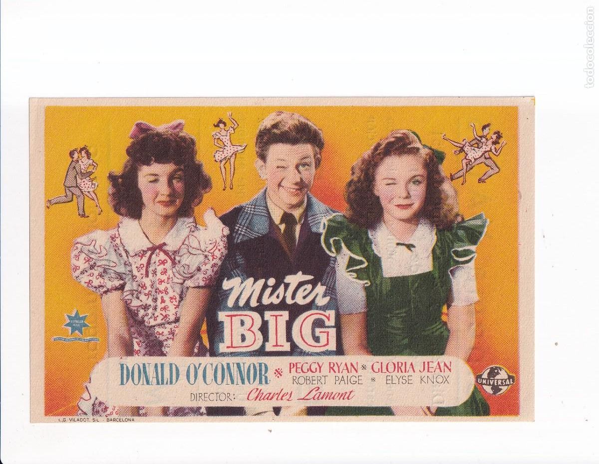Cine: MISTER BIG : DONALD O' CONNOR