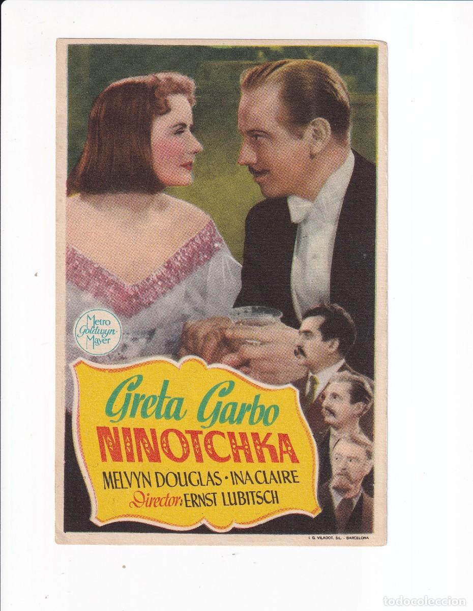 Cine: NINOTCHKA .- GRETA GARBO, MELVYN DOUGLAS - Foto 1