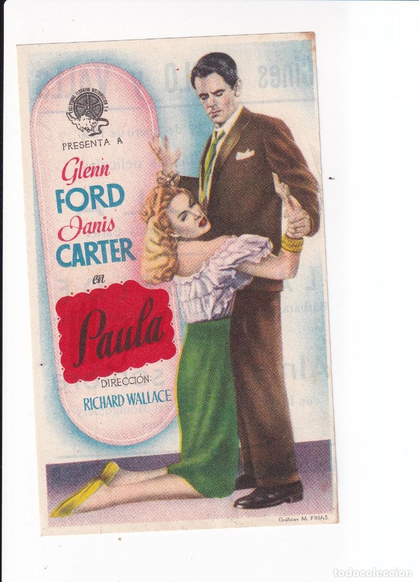 Cine: PAULA : GLENN FORD, JANIS CARTER