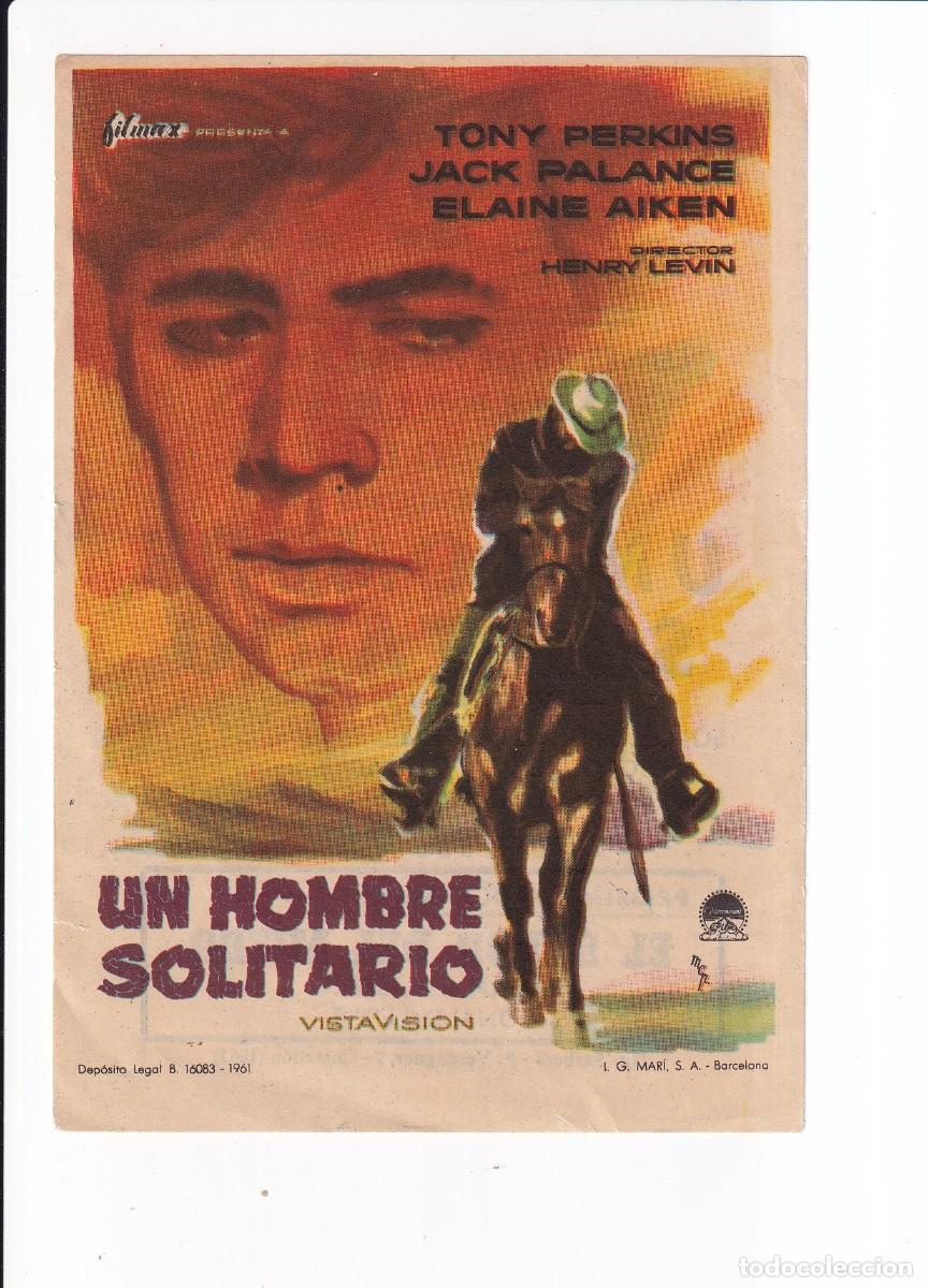 Cine: UN HOMBRE SOLITARIO : JACK PALANCE