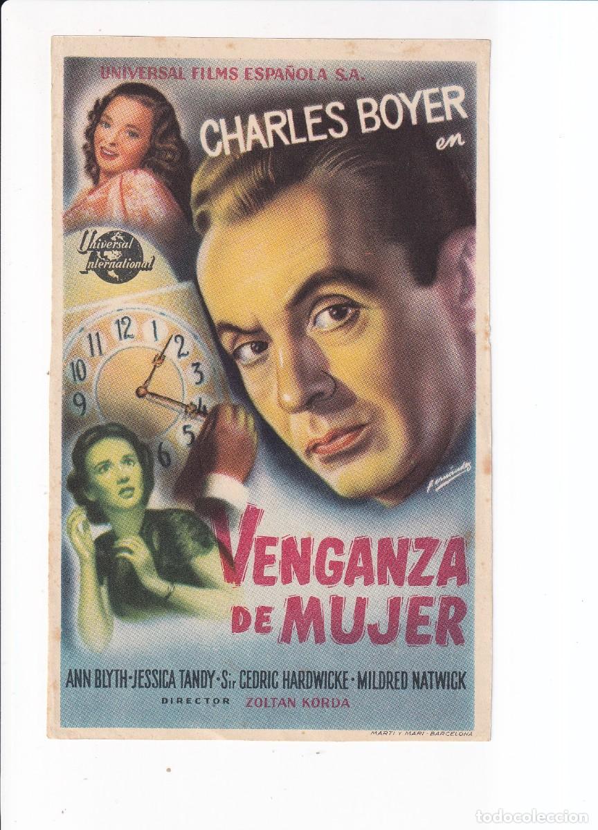 Cine: VENGANZA DE MUJER : CHARLES BOYER