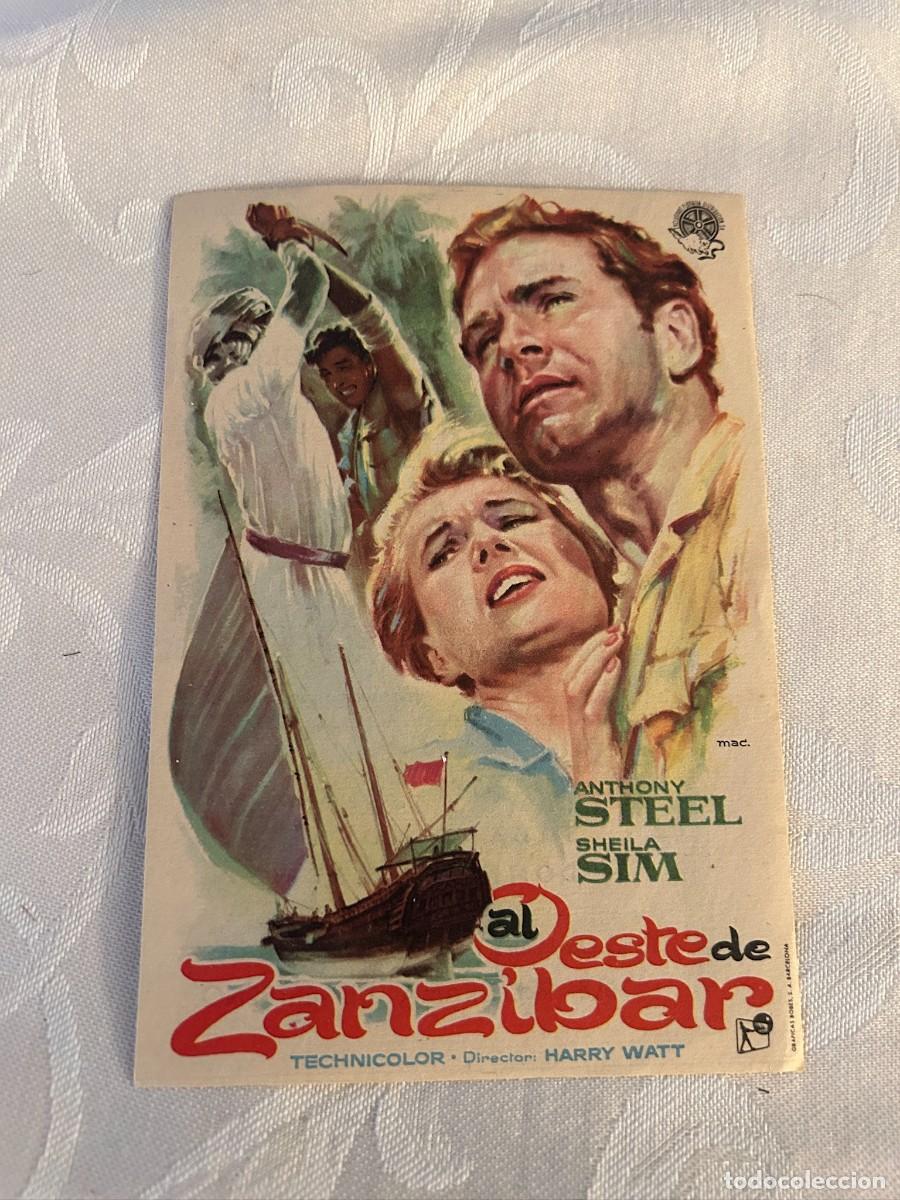 Cine: AL OESTE DE ZANZIBAR MONTERROSA CON PUBLICIDAD BUEN ESTADO 437