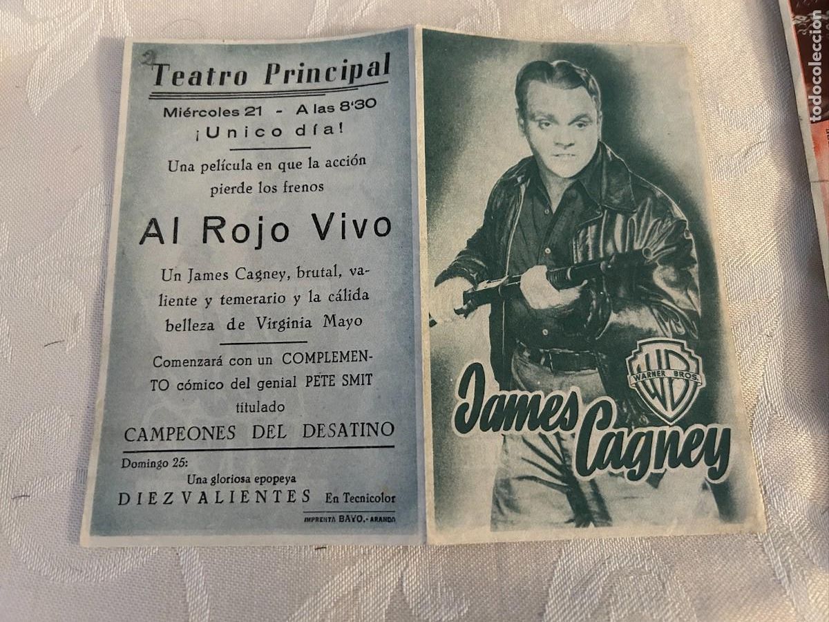 Cine: AL ROJO VIVO TEATRO PRINCIPAL ARANDA CON PUBLICIDAD BUEN ESTADO 446
