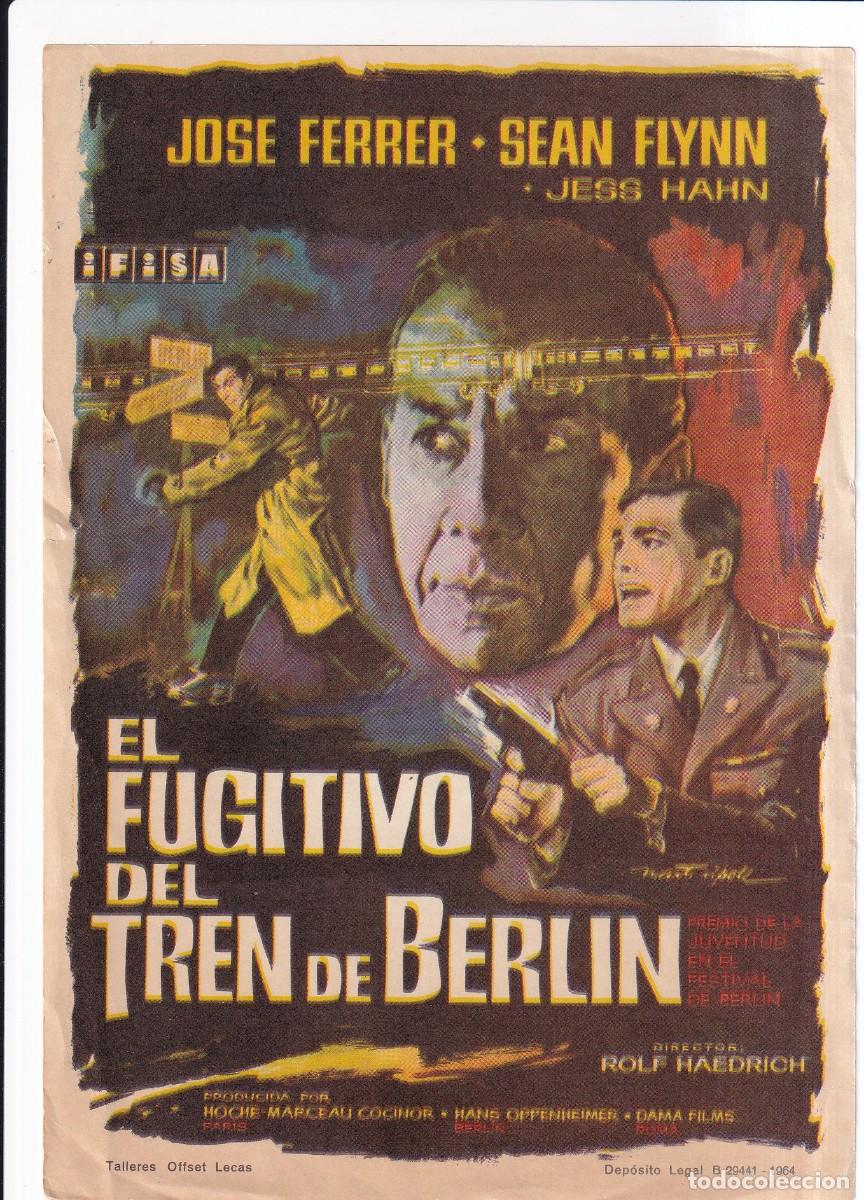 Cine: EL FUGITIVO DEL TREN DE BERLIN : JOSE FERRER