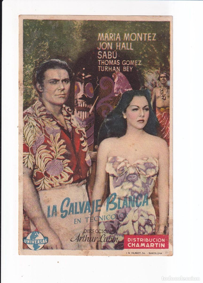 Cine: LA SALVAJE BLANCA : MARIA MONTEZ