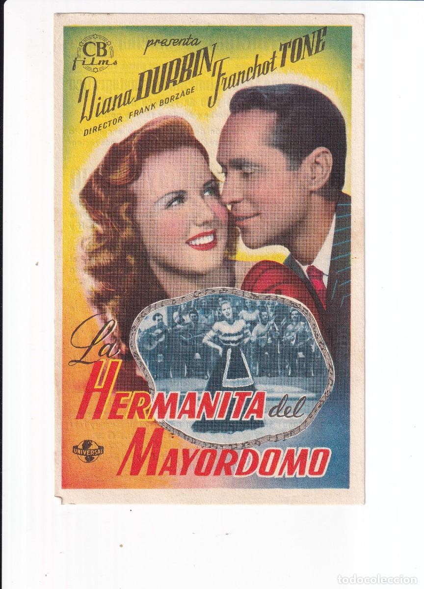 Cine: LA HERMANITA DEL MAYORDOMO : DIANA DURBIN