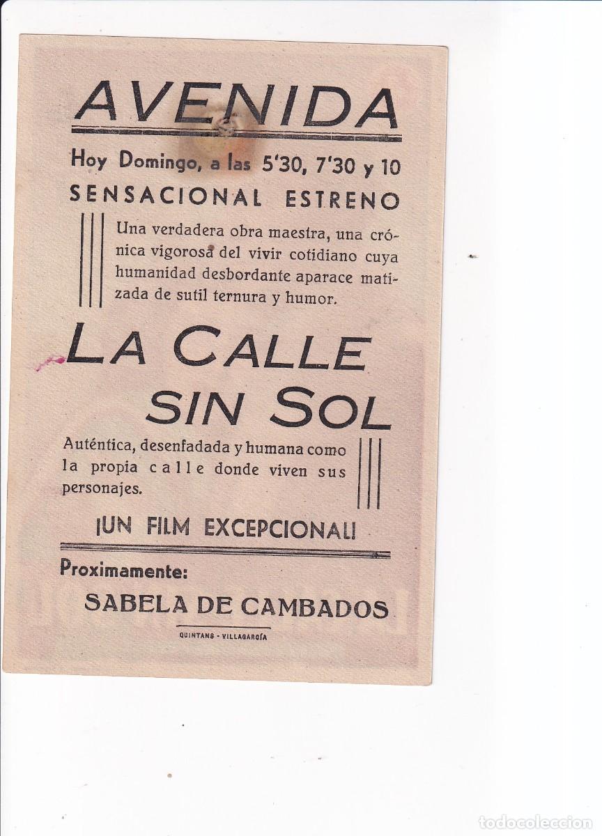 Cine: LA CALLE SIN SOL : AMPARITO RIVELLES : - Foto 2