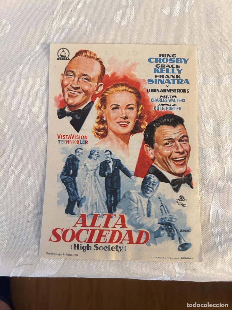 Cine: ALTA SOCIEDAD CINES BOHEMIO Y GALILEO CON PUBLICIDAD BUEN ESTADO 466