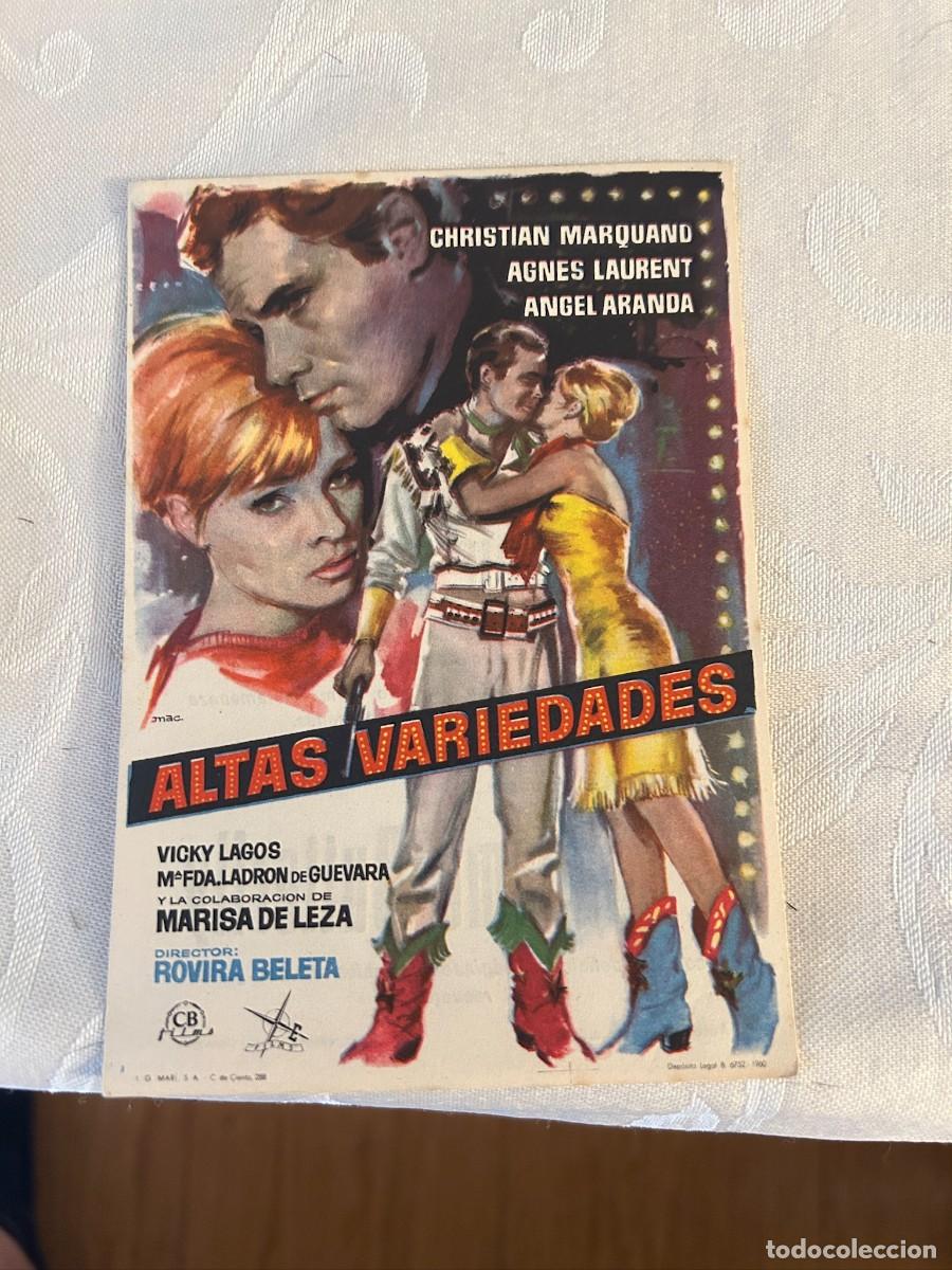 Cine: ALTAS VARIEDADES FEMINA TARRAGONA CON PUBLICIDAD BUEN ESTADO 1,20