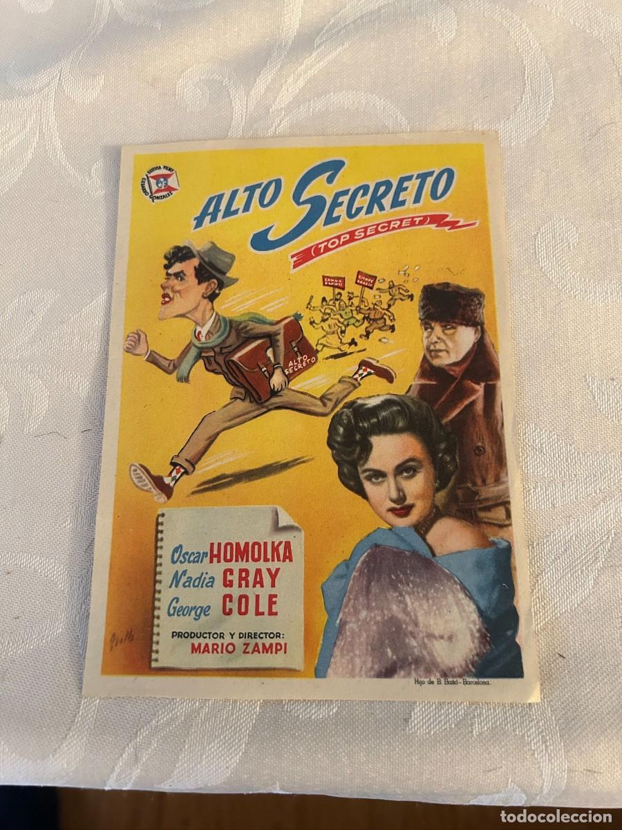 Cine: ALTO SECRETO SIN PUBLICIDAD BUEN ESTADO 475