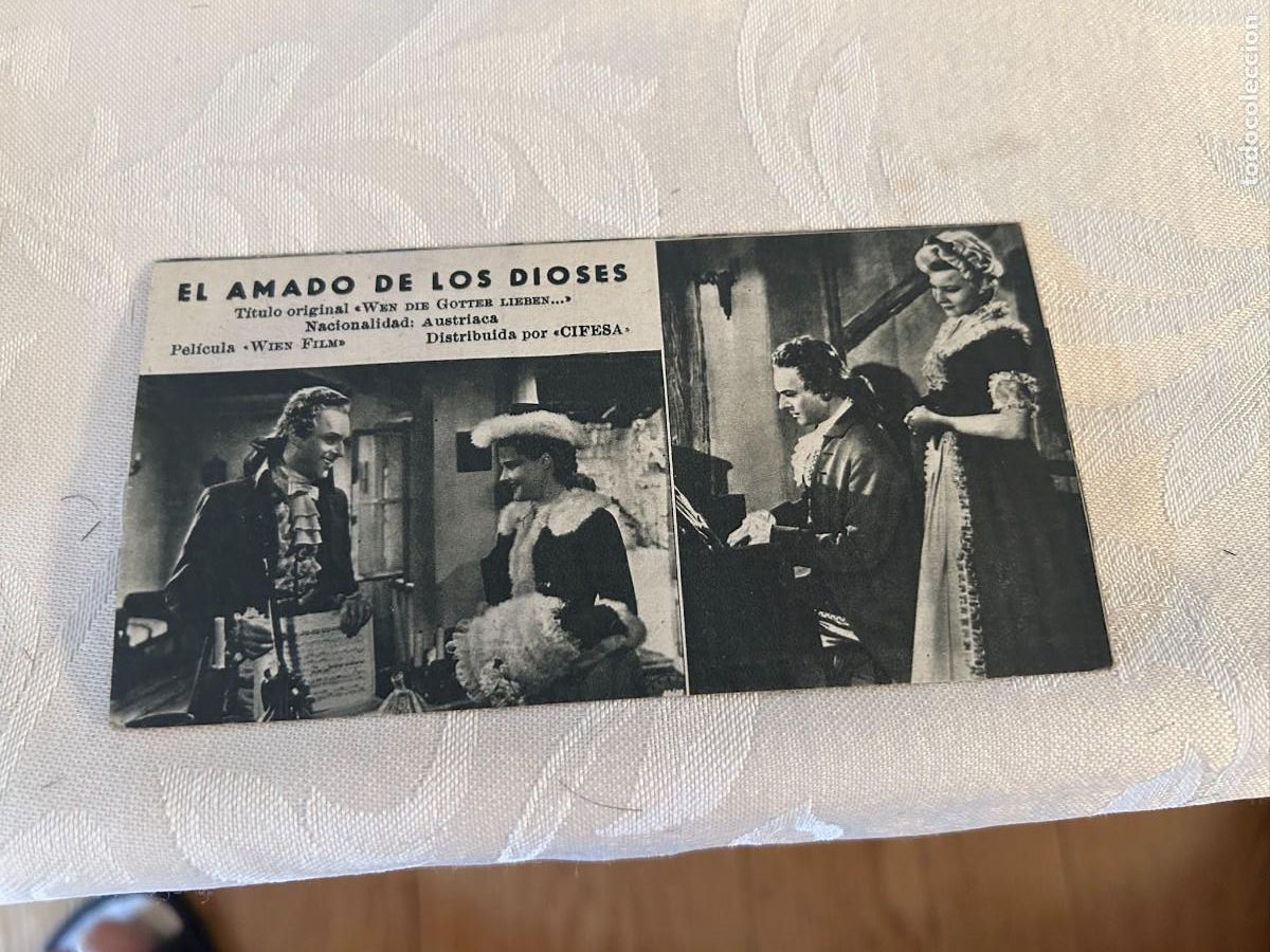 Cine: EL AMADO DE LOS DIOSES CON PUBLICIDAD BUEN ESTADO 480