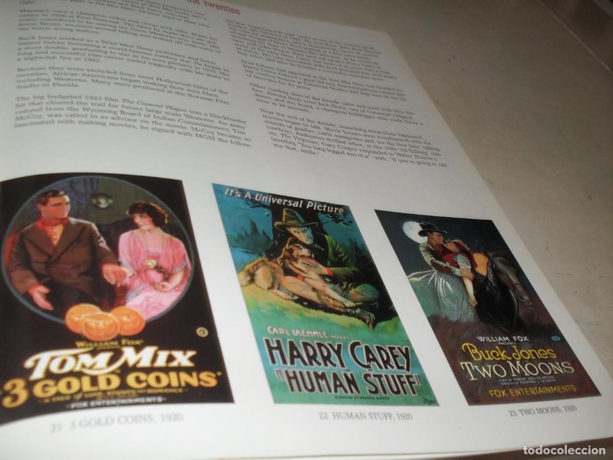 Cine: (REPRODUCCION),BELLA LAMINA CON 8 CARTELES WENSTERNS,A&Ntilde;OS 20,LEASE,DEL LIBRO COWBOY MOVIE POSTER
