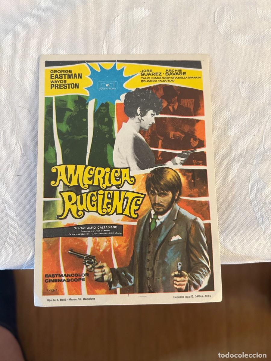 Cine: AMERICA RUGIENTE SIN PUBLICIDAD BUEN ESTAD0 511