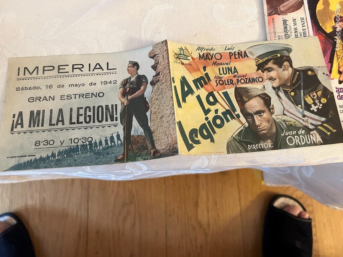Cine: ! A MI LA LEGION &iexcl; CINE IMPERIAL CON PUBLICIDAD MUY BUEN ESTADO 527